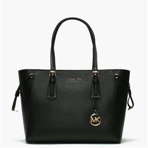 michael kors black handbag price|michael kors black tote handbag.